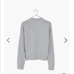 Madewell mock neck sweatshirt